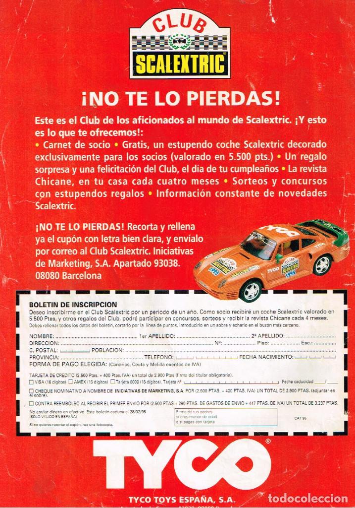 Juguetes antiguos: Cat&aacute;logo Scalextric Tyco 1995 - Foto 2