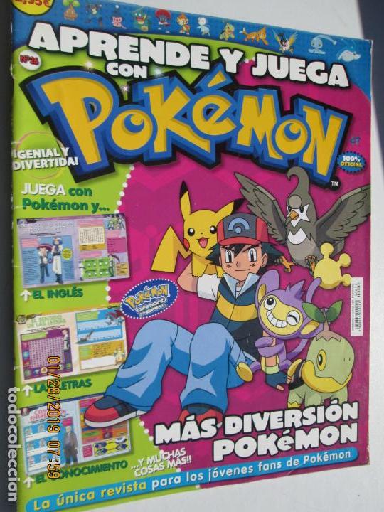 Brinquedos antigos: APRENDE Y JUEGA CON POKEMON N&ordm; 26 MAS DIVERSION POKEMON