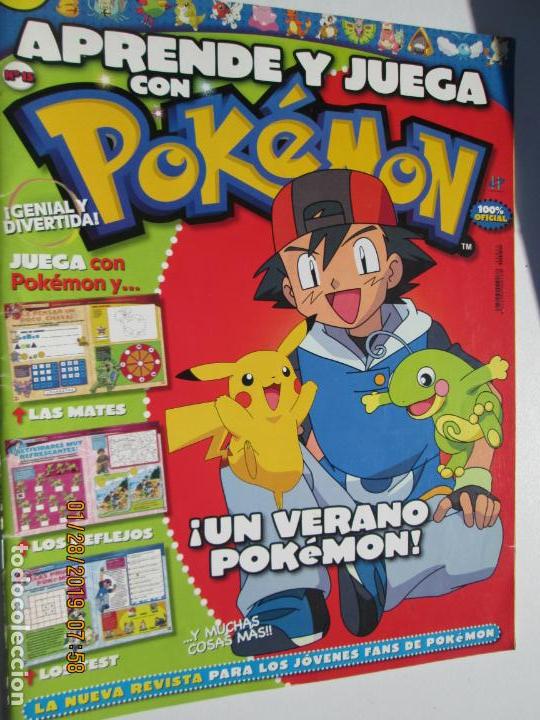 Brinquedos antigos: APRENDE Y JUEGA CON POKEMON N&ordm; 15 UN VERANO POKEMON