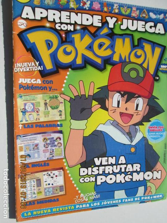 Brinquedos antigos: APRENDE Y JUEGA CON POKEMON N&ordm; 6 VEN A DISFRUTAR CON POKEMON