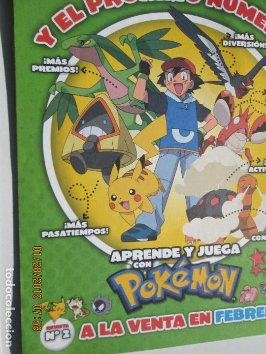 Brinquedos antigos: APRENDE Y JUEGA CON POKEMON N&ordm; 1- FALTA PORTADA