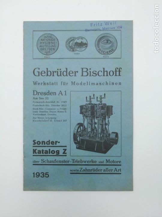 Brinquedos antigos: Cat&aacute;logo alem&aacute;n de piezas de modelismo a&ntilde;o 1935