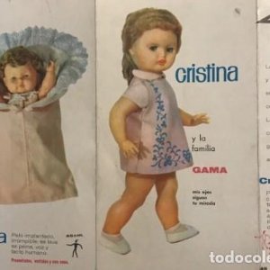Antiguo folleto Gama. Cristina y la familia. Dulcita. Años 60
