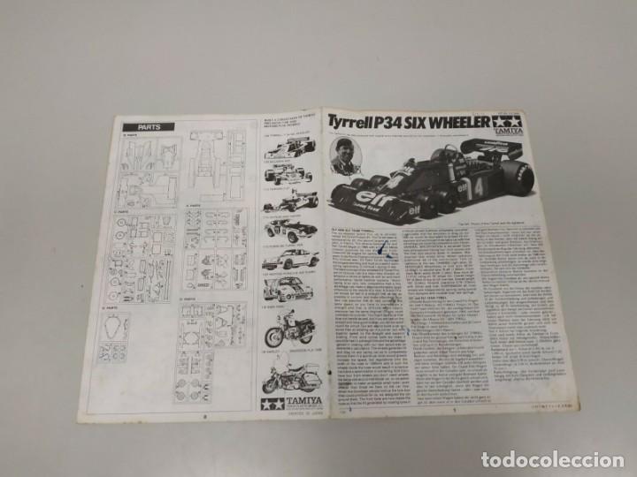 Juguetes antiguos: 119- MANUAL TYRELL P 34 SIX WHEELER KIT GC 2001 ORIGINAL A&Ntilde;OS 70/80