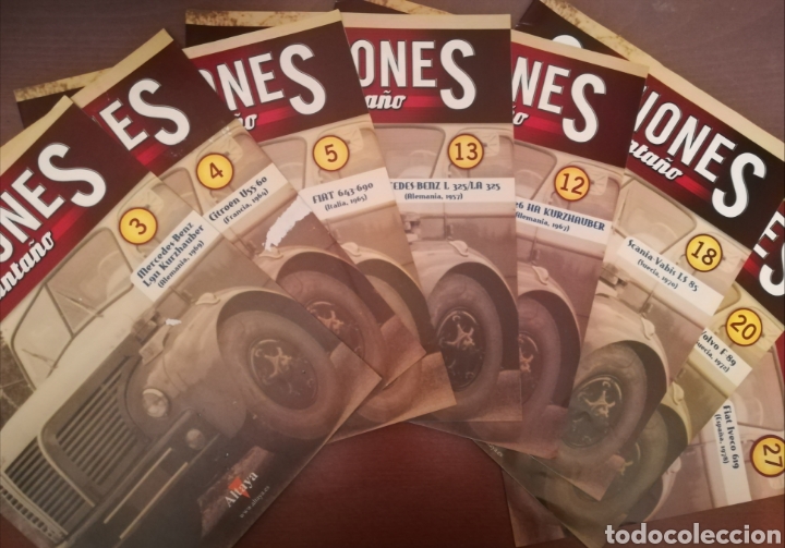 Brinquedos antigos: 8 Fasciculos de la colecci&oacute;n Camiones Cl&aacute;sicos de Anta&ntilde;o de Altaya