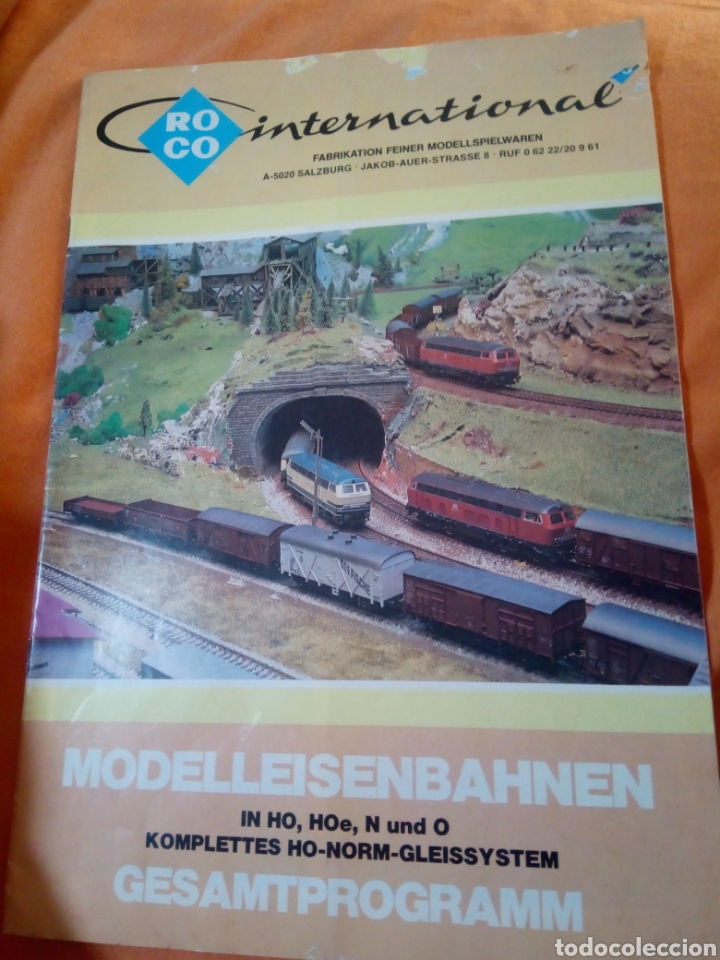 Juguetes antiguos: Catalogo trenes roco international