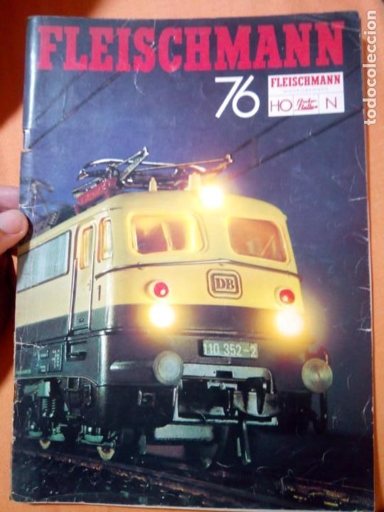 Juguetes antiguos: Catalogo trenes fleischmann 76