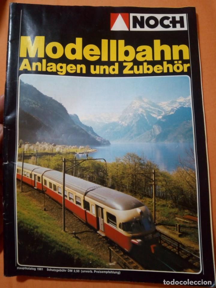 Juguetes antiguos: Catalogo trenes noch modellbahn 1981