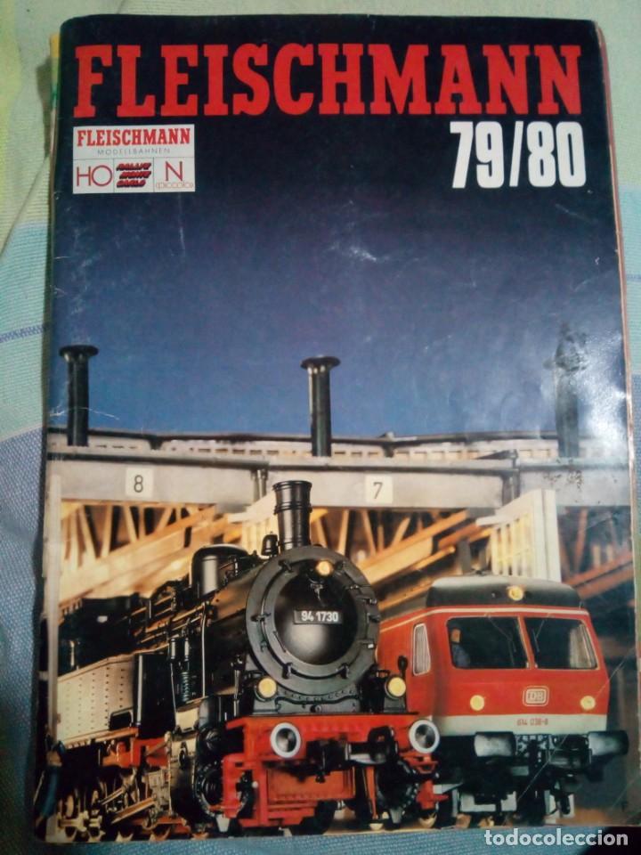 Juguetes antiguos: catalogo fleischmann 79/80 trenes - Foto 1