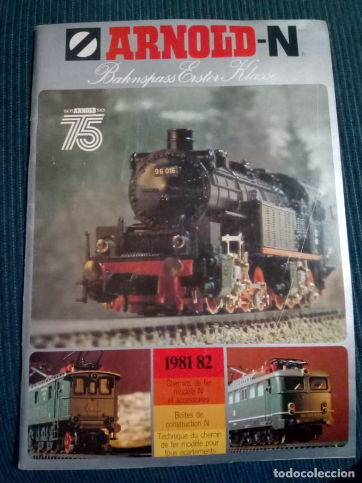 Juguetes antiguos: catalogo arnold 1981 82 trenes