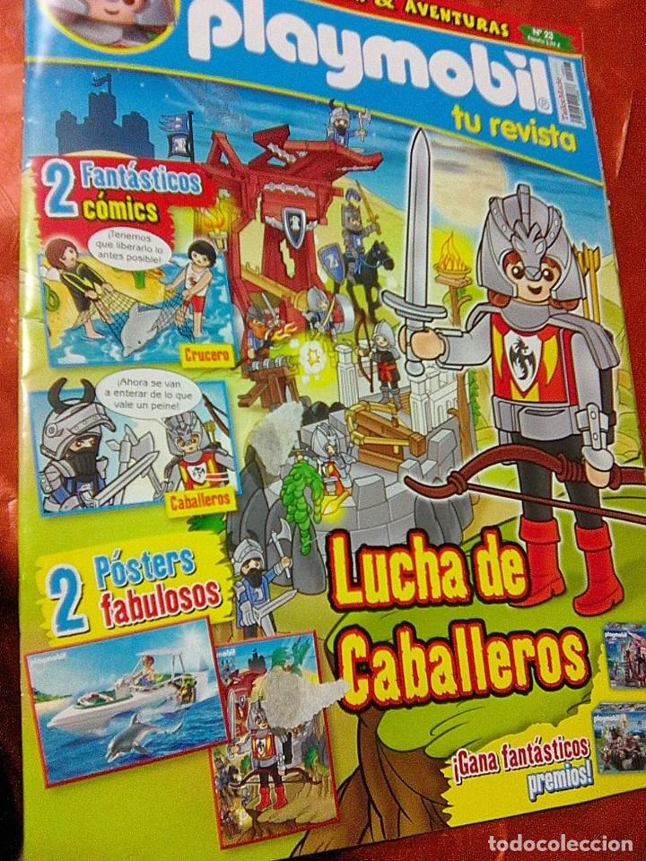 Juguetes antiguos: Playmobil Tu revista n&ordm; 23 - Lucha de caballeros