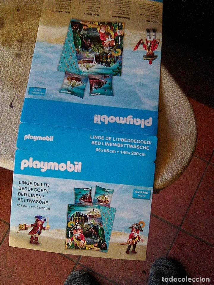 Giocattoli antichi: playmobil  flyer etiqueta  promo edred&oacute;n - limitado