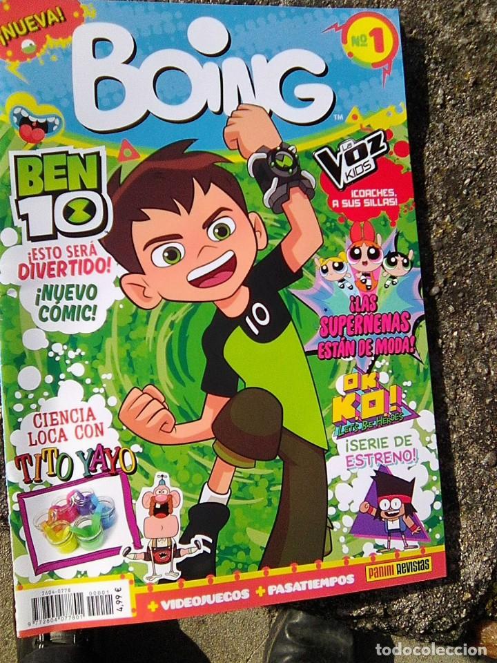 Giocattoli antichi: Revista boing n&ordm; 1 - con poster Ben 10 + powerpuff girls supernenas