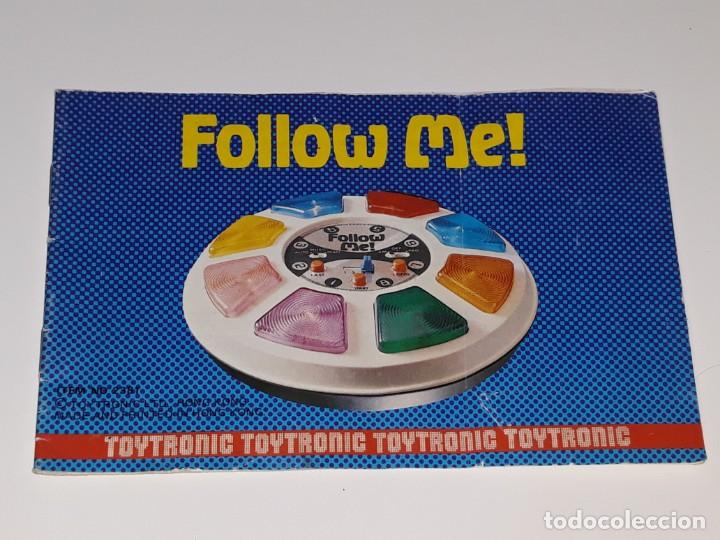 Giocattoli antichi: ANTIGUO CATALOGO DE JUGUETE TOYTRONIC - FOLLOW ME - A&Ntilde;O 1979 SIMILAR AL SIMON