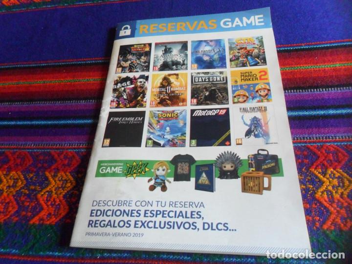 Giocattoli antichi: RESERVAS GAME PRIMAVERA VERANO 2019. CAT&Aacute;LOGO DE V&Iacute;DEO JUEGOS. 48 P&Aacute;GINAS.