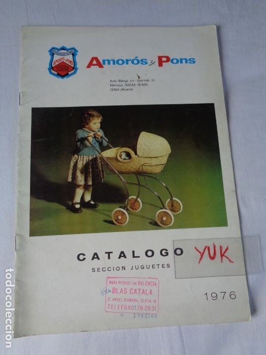 Brinquedos antigos: Cat&aacute;logo de juguetes de ni&ntilde;a y cochecitos. AYP (Amor&oacute;s y Pons, Denia ) 1976