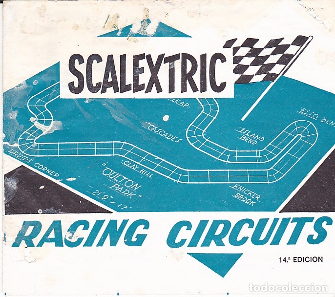 Juguetes antiguos: CATALOGO SCALEXTRIC RACING CIRCUITS 14&ordf; EDICION - Foto 1
