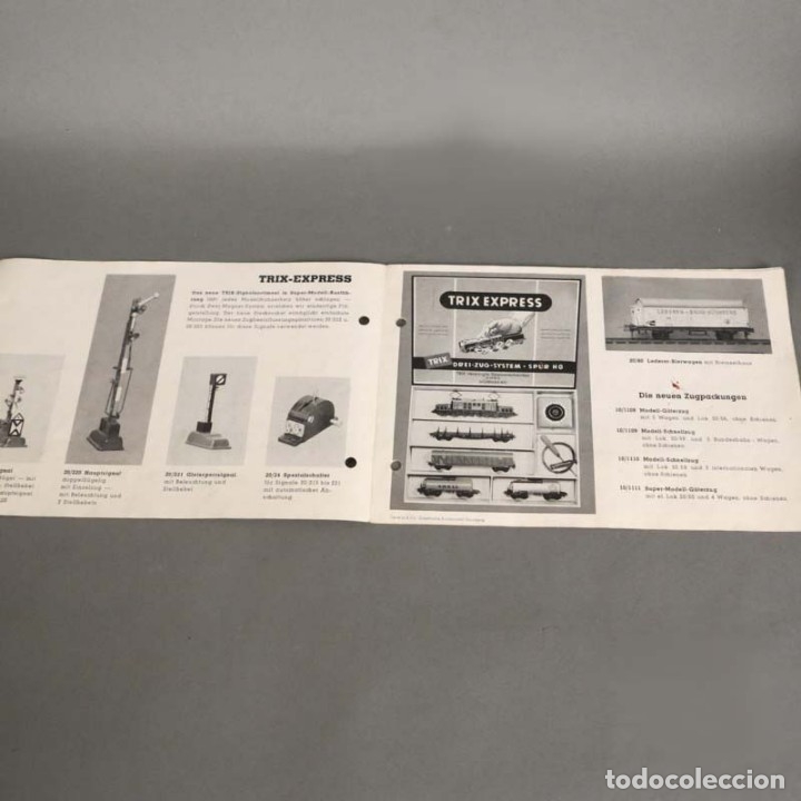 Juguetes antiguos: Catalogo de TRIX 1957 - Foto 2