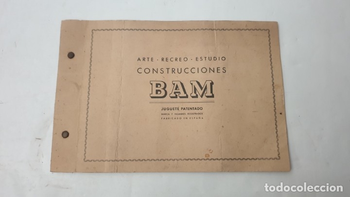 Juguetes antiguos: CONSTRUCCIONES BAM CATALOGO - Foto 1