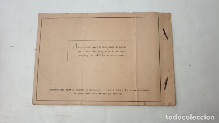Juguetes antiguos: CONSTRUCCIONES BAM CATALOGO - Foto 3