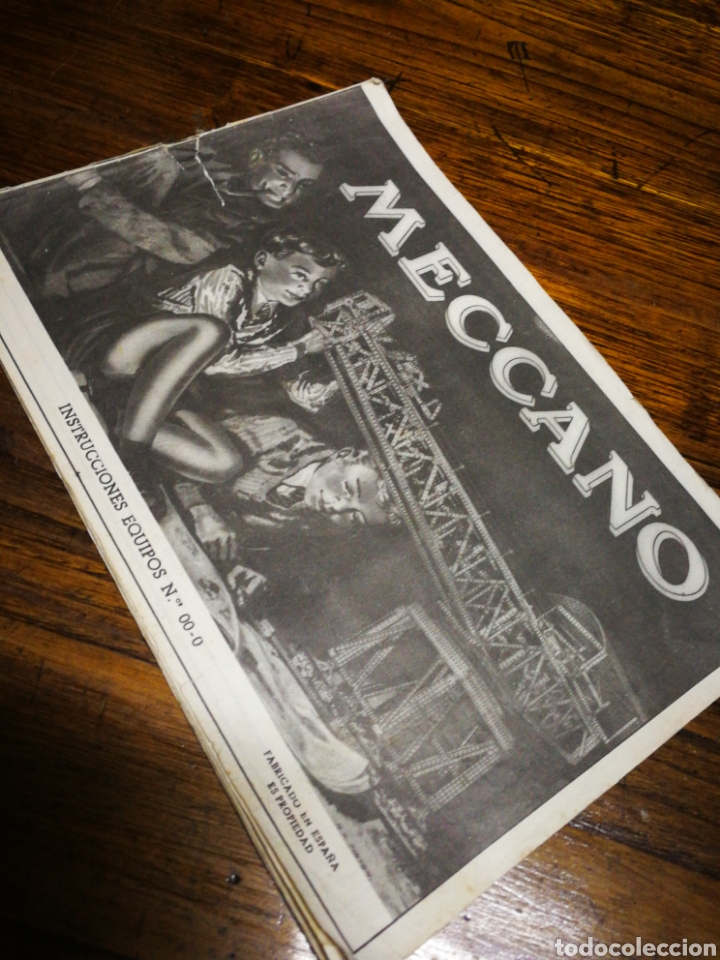 Juguetes antiguos: CAT&Aacute;LOGO MECCANO INSTRUCCIONES EQUIPOS N&deg;00-0, N&deg;611.