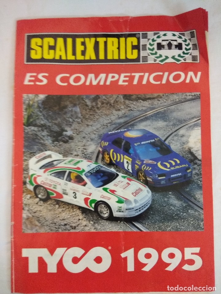 Juguetes antiguos: CATALOGO SCALEXTRIC TYCO 1995.