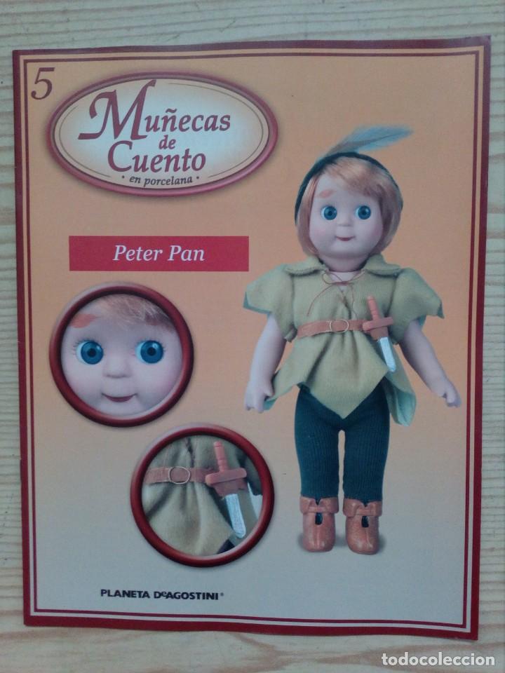 Juguetes antiguos: Fasciculo Mu&ntilde;ecas De Cuento En Porcelana - 5 Peter Pan