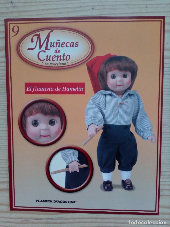 Juguetes antiguos: Fasciculo Mu&ntilde;ecas De Cuento En Porcelana - 9 El Flautista De Hamelin