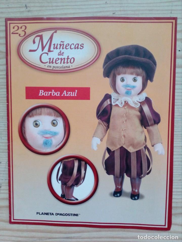 Juguetes antiguos: Fasciculo Mu&ntilde;ecas De Cuento En Porcelana - 23 Barba Azul