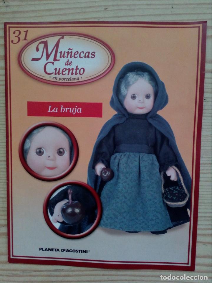 Juguetes antiguos: Fasciculo Mu&ntilde;ecas De Cuento En Porcelana - 31 La Bruja