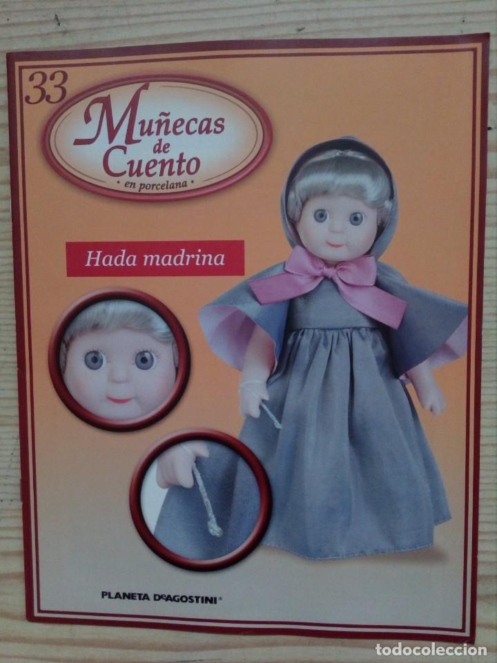 Juguetes antiguos: Fasciculo Mu&ntilde;ecas De Cuento En Porcelana - 33 Hada Madrina