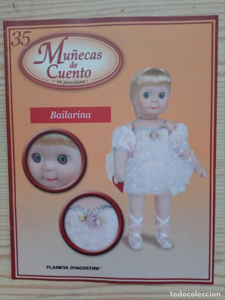 Juguetes antiguos: Fasciculo Mu&ntilde;ecas De Cuento En Porcelana - 35 Bailarina