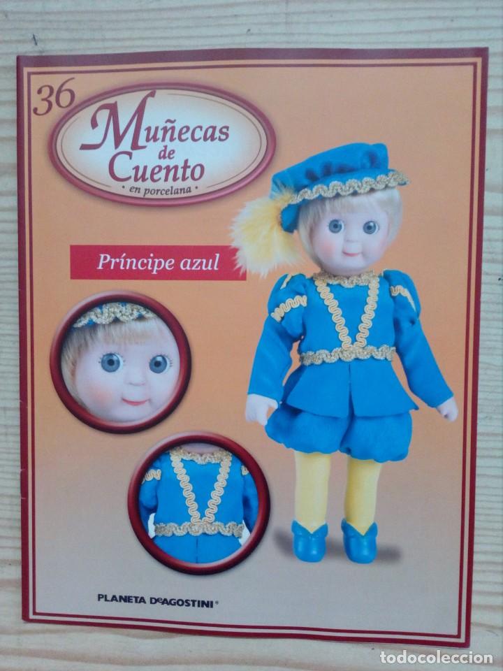 Juguetes antiguos: Fasciculo Mu&ntilde;ecas De Cuento En Porcelana - 36 Principe Azul
