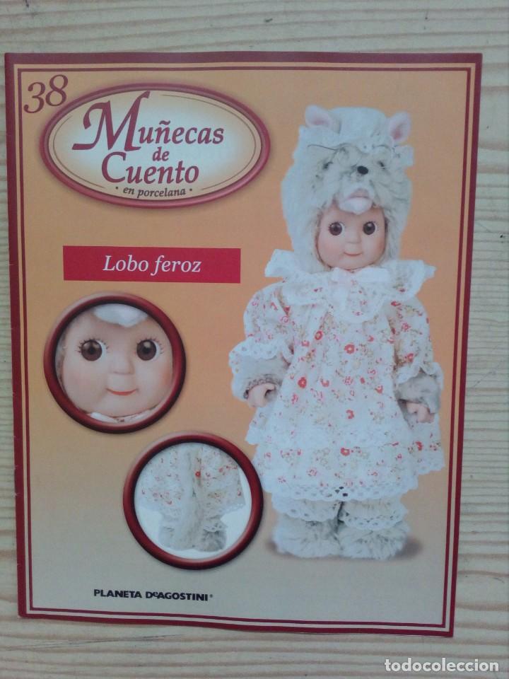 Juguetes antiguos: Fasciculo Mu&ntilde;ecas De Cuento En Porcelana - 38 Lobo Feroz