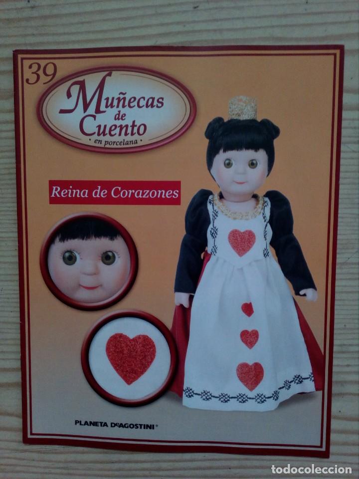 Juguetes antiguos: Fasciculo Mu&ntilde;ecas De Cuento En Porcelana - 39 Reina De Corazones