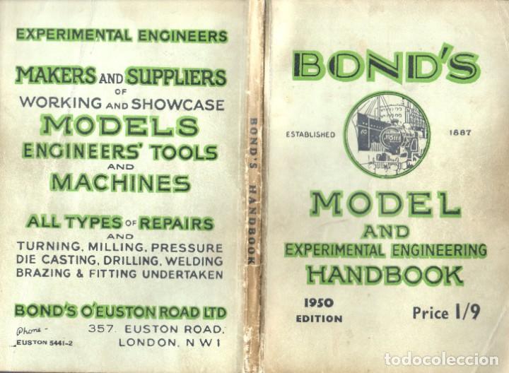 Juguetes antiguos: cat&agrave;logo BONDS Model and Experimental Engineering 1950 edition - en ingl&eacute;s - Foto 1