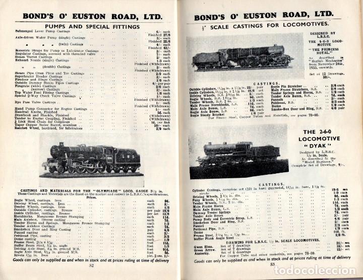 Juguetes antiguos: cat&agrave;logo BONDS Model and Experimental Engineering 1950 edition - en ingl&eacute;s - Foto 3