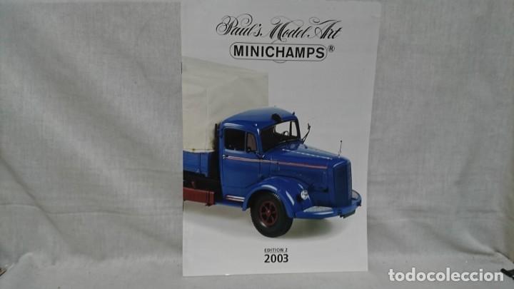 Juguetes antiguos: CAT&Aacute;LOGO MINICHAMPS 2003 - Foto 1