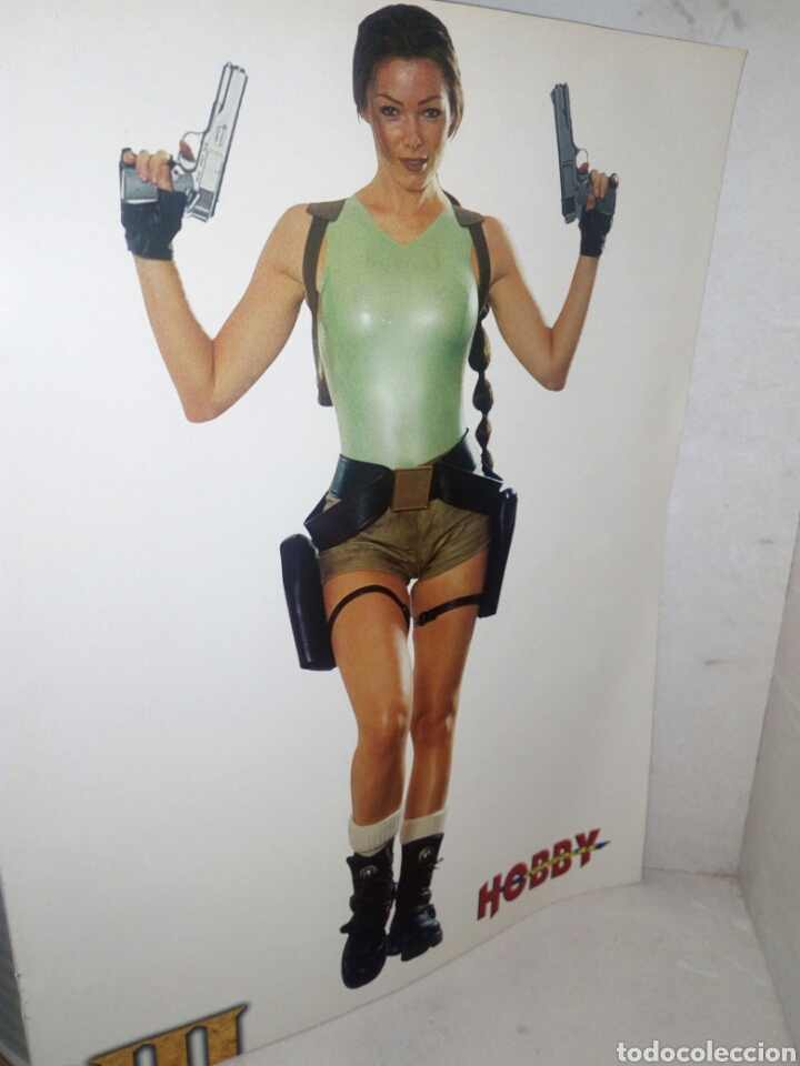 Juguetes antiguos: POSTER LARA CROFT - Foto 5