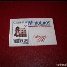 Juguetes antiguos: CATALOGO CALENDARIO 1997 MINIATURAS CASA DE MUÑECAS