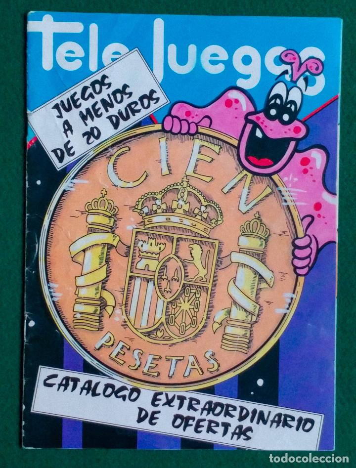 Brinquedos antigos: Catalogo de juegos de ordenador telejuegos tele juegos 1990