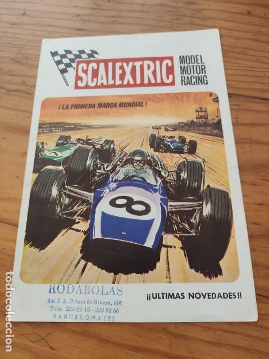 Old Toys: CATALOGO JUGUETES SCALEXTRIC DOBLE HOJA, ULTIMAS NOVEDADES 1970