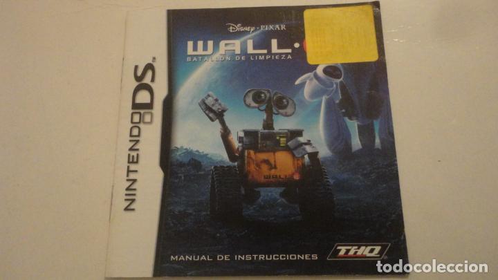 Jouets Anciens: MANUAL INSTRUCCIONES.WALL BATALLON DE LIMPIEZA.NINTENDO DS.THQ. DISNEY-PIXAR
