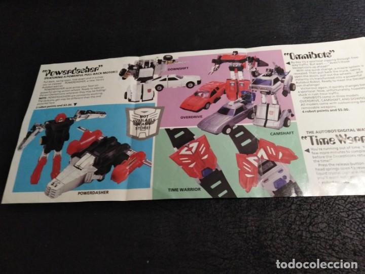 Juguetes antiguos: Folleto Transformers Hasbro 1984 - Foto 2