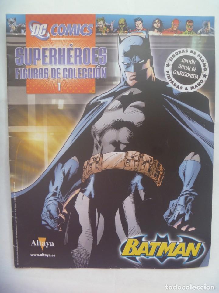 Old Toys: FASCICULO DE LA COLECCION DE DC COMICS FIGURAS DE SUPERHEROES, N&ordm; 1 . DE ALTAYA . SOLO LA REVISTA