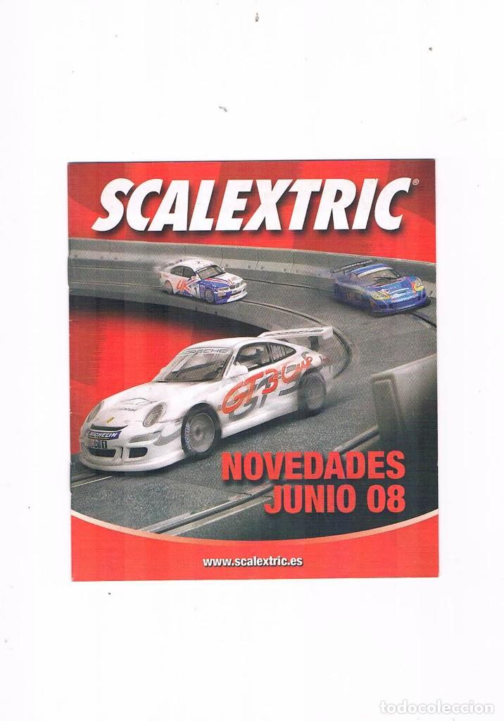 Juguetes antiguos: CATALOGO SCALEXTRIC NOVEDADES JUNIO 08 ** - Foto 1