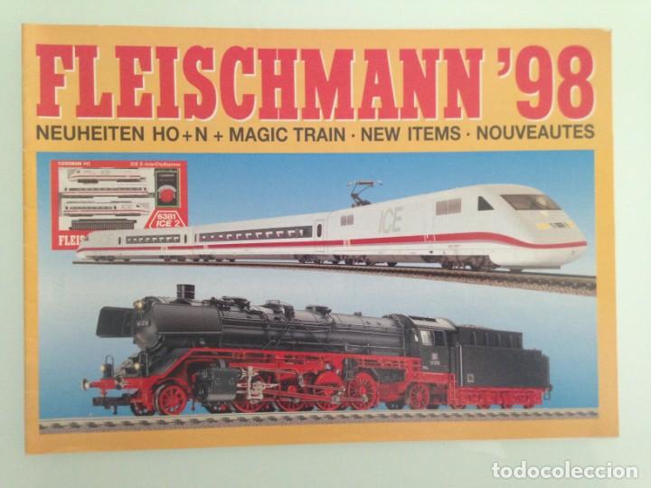 Brinquedos antigos: FLEISCHMANN ,1998 CATALOGO , 35 PAGINAS