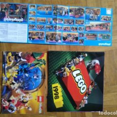 Juguetes antiguos: CATÁLOGOS LEGO SYSTEM 1998, SUBMARINO 6175 Y PLAYMOBIL