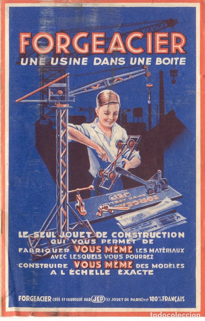 Juguetes antiguos: Cat&agrave;logo JEP 1933-34 FORGEACIER une uisine dans une boite et TRAINS - en franc&eacute;s