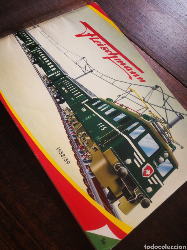 Jouets Anciens: CAT&Aacute;LOGO FLEISCHMANN TRENES FERROCARRILES EL&Eacute;CTRICOS MINIATURA Y ACCESORIOS HO, 1958-59.